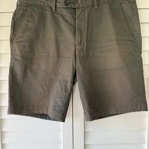 Ted Baker Men's Dark Gray Flat Front Shorts